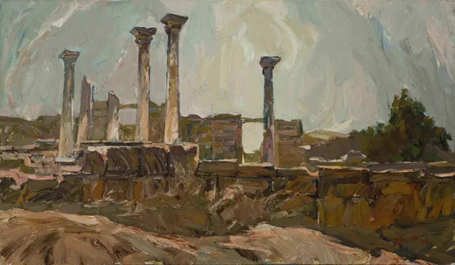 طاقة تشيرسونيسوس ، زيت على قماش ، 70 × 120 ، 1995