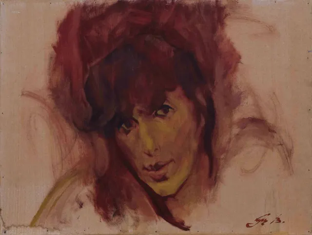 Ирина. Картон. Масло. 60 х 80 см. 1997 г.