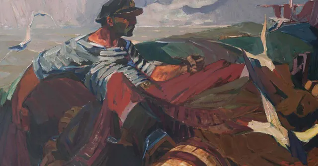 Experienced, canvas, oil. Size: 80x150. Year: 2014