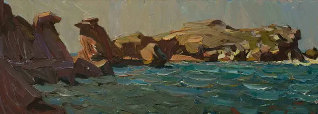 كيب ، زيت على كرتون ، 44 × 122 ، 2006