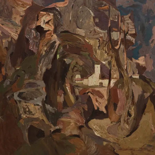 Tavrida. Canvas, oil. Size: 150х150. Year: 2002