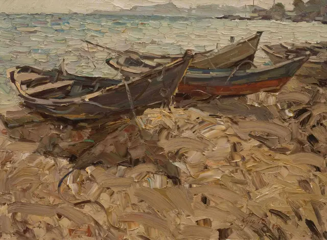 بيدى. زيت على قماش 60 × 80 سم ، 1987