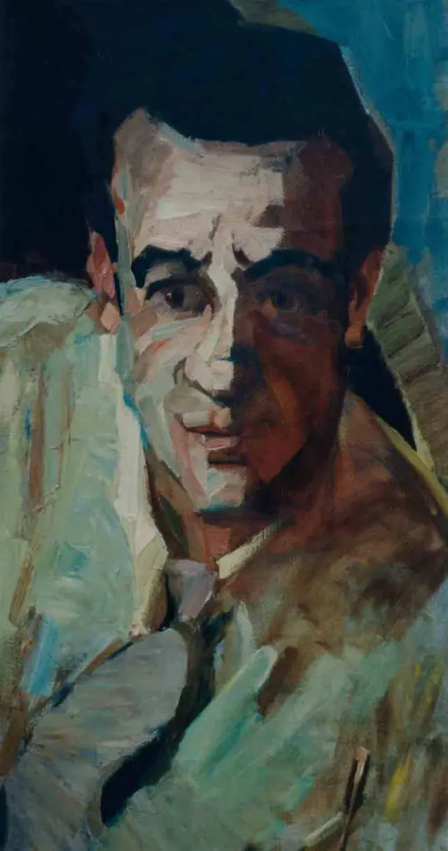 Ради аль - Рашет. х.м. 100 х 50 см. 1997 г.