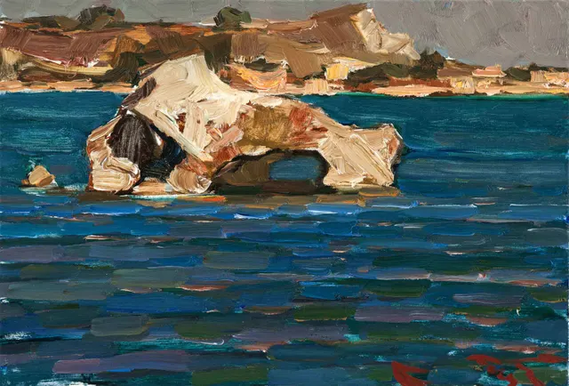 يتود ، زيت على قماش ، 40 × 60 سم ، 2018