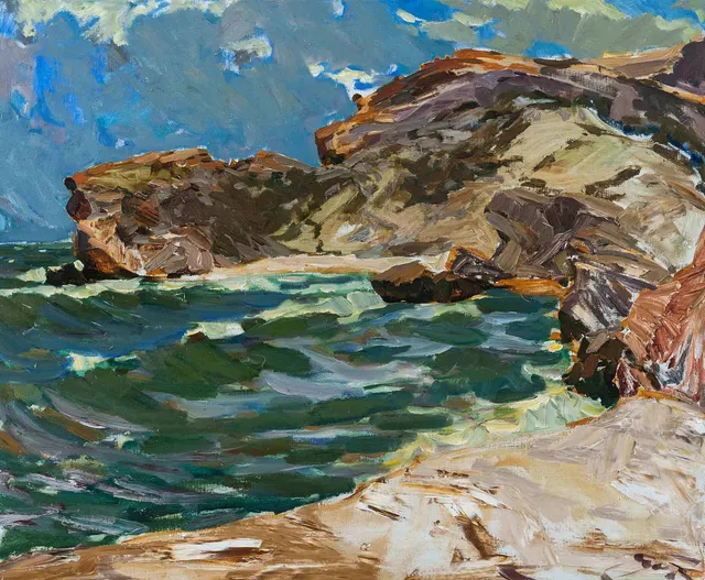 ريح. زيت على قماش 100 × 120 سم ، 2018