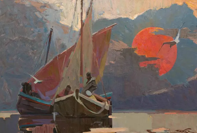 صمت ، زيت على قماش ، 100 × 150 ، 2007-2008