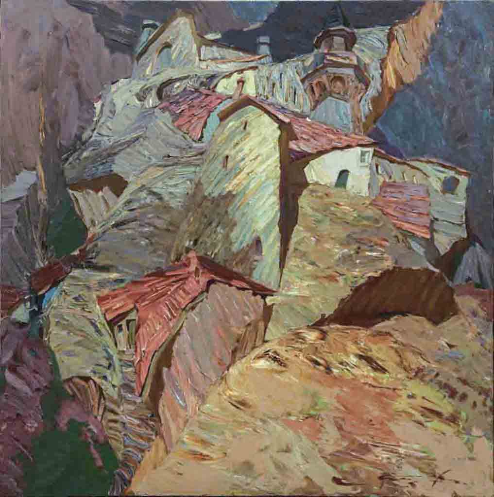 Staroselye. Canvas, oil. Size: 150х100. Year: 2008