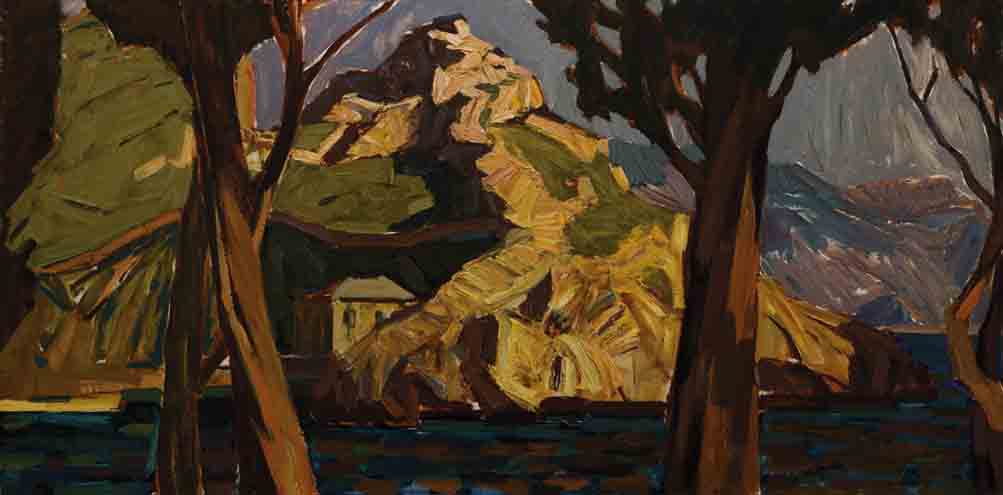 Balaklava. Canvas, oil. Size: 60х120. Year: 2007